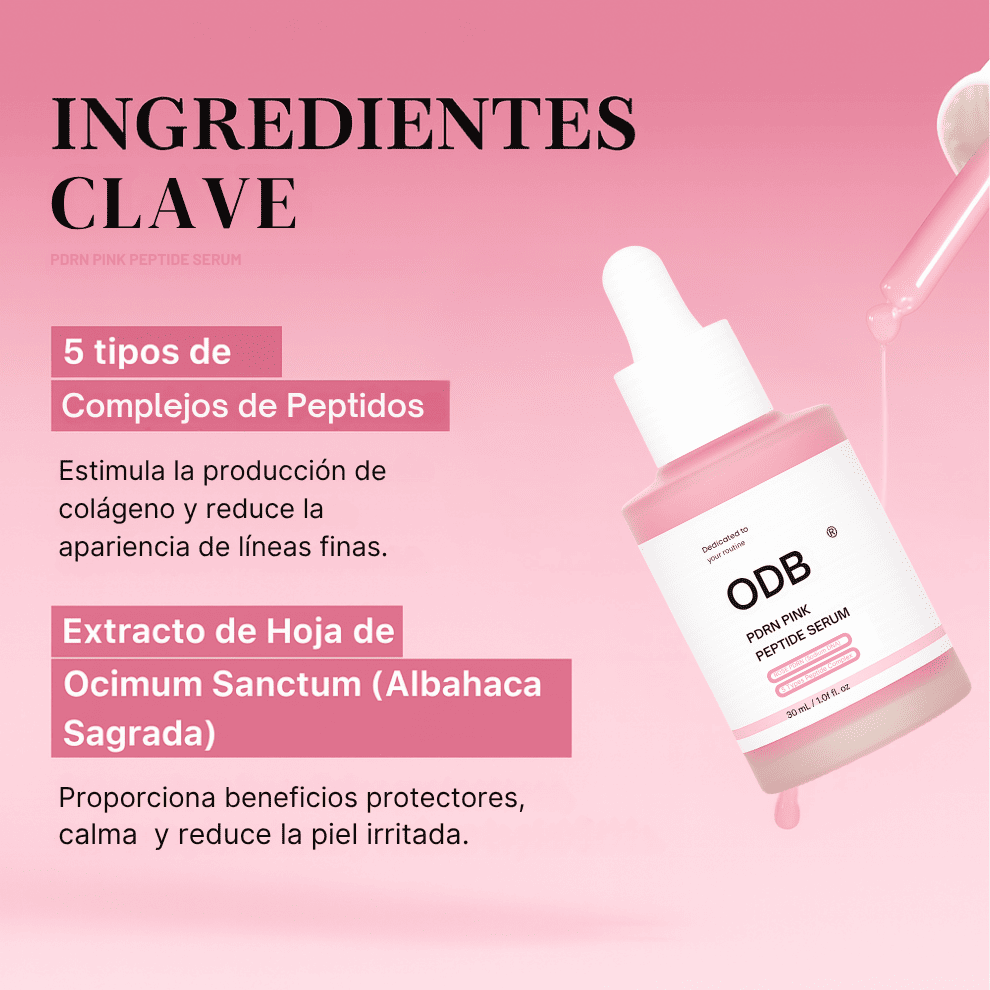 ODB® | Sérum Péptidos PDRN Rosa